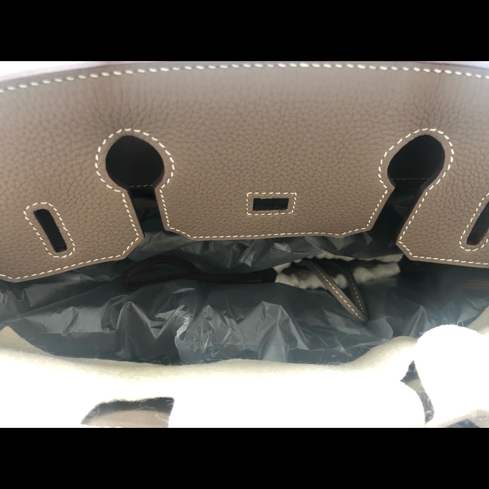 New in Box Hermes Birkin 30 Etoupe Grey - Picture 6 of 8